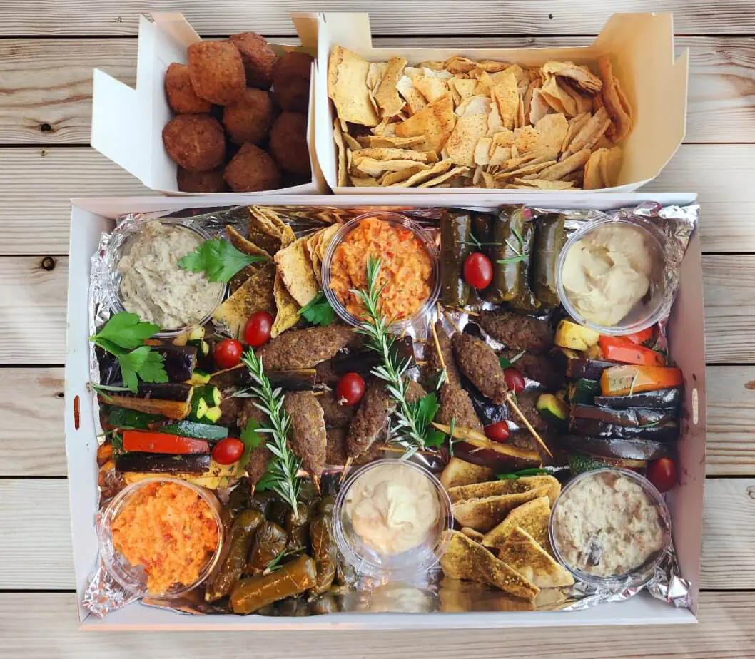 Large Mezze Platter Catering Sette Posta